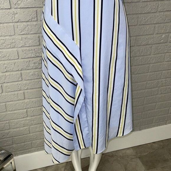 Banana Republic Striped Spaghetti Strap Shift Dress Size 10 P - Picture 9 of 12